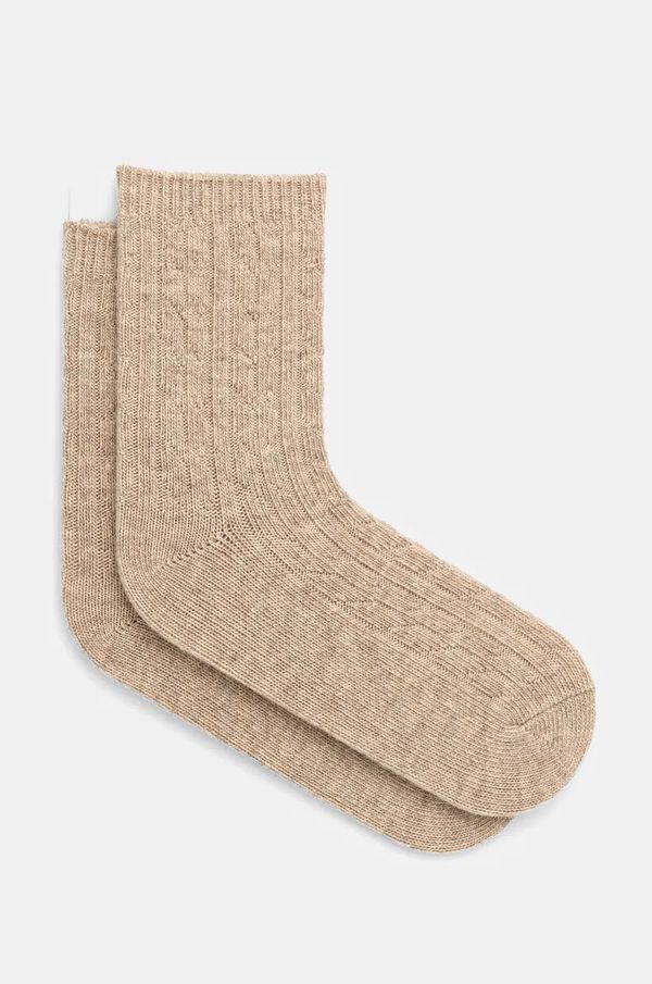 Medicine Čarape s dodatkom vune Medicine za žene, boja: bež