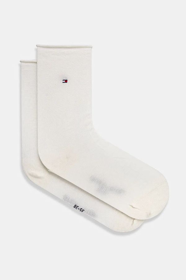 Tommy Hilfiger Čarape s dodatkom vune Tommy Hilfiger boja: bež, 701228935