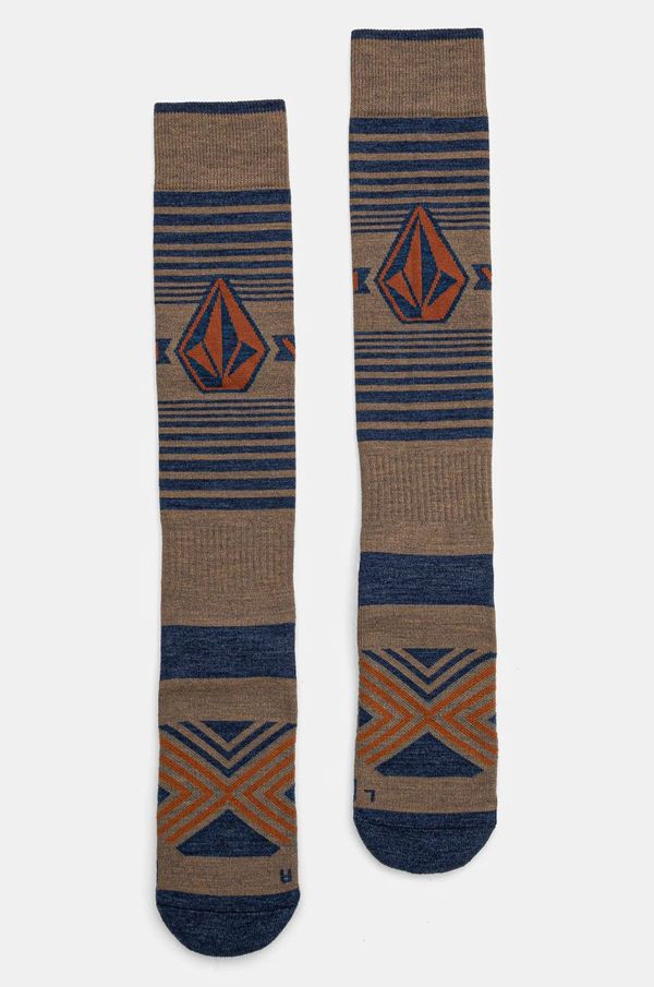 Volcom Čarape s dodatkom vune Volcom boja: smeđa, J6352501