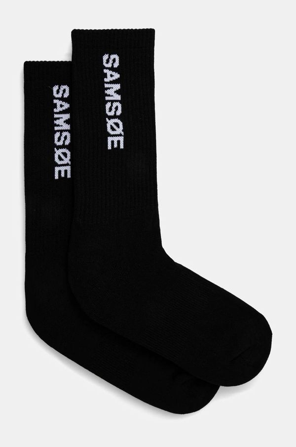 Samsoe Samsoe Čarape Samsoe Samsoe za muškarce, boja: crna, M24400016