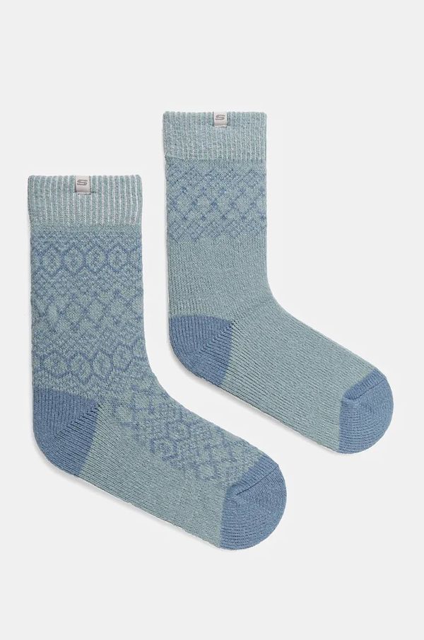 Skechers Čarape Skechers 2-pack za žene, boja: zelena, SK41047