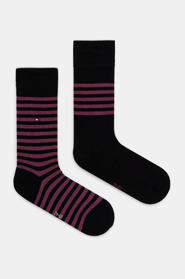 Tommy Hilfiger Čarape Tommy Hilfiger 2-pack za muškarce, boja: crna, 701229846