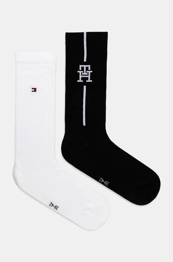 Tommy Hilfiger Čarape Tommy Hilfiger 2-pack za muškarce, boja: crna, 701229850