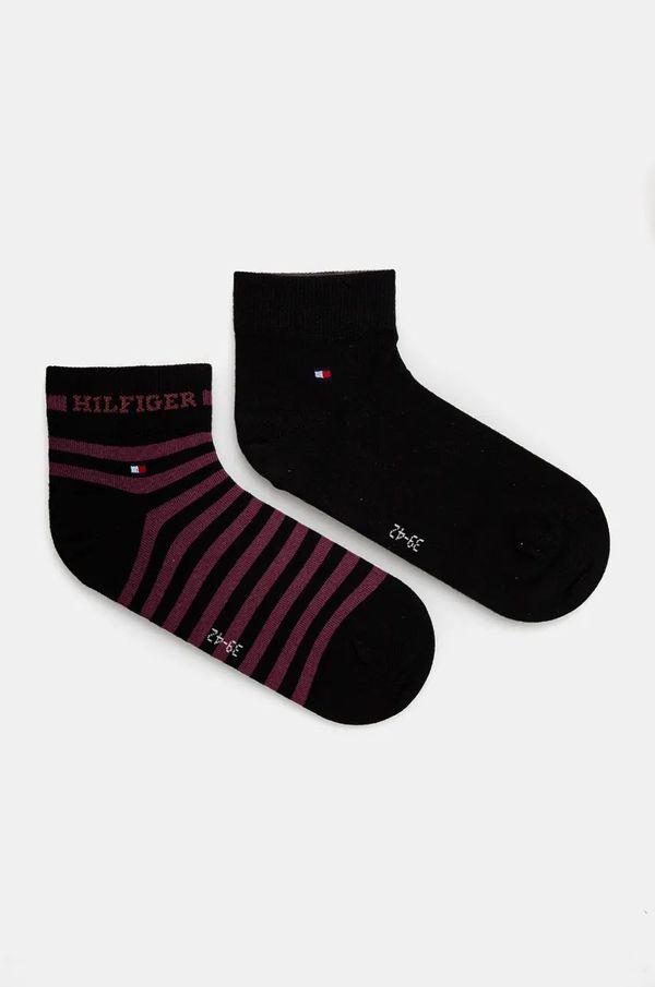 Tommy Hilfiger Čarape Tommy Hilfiger 2-pack za muškarce, boja: crna, 701229851