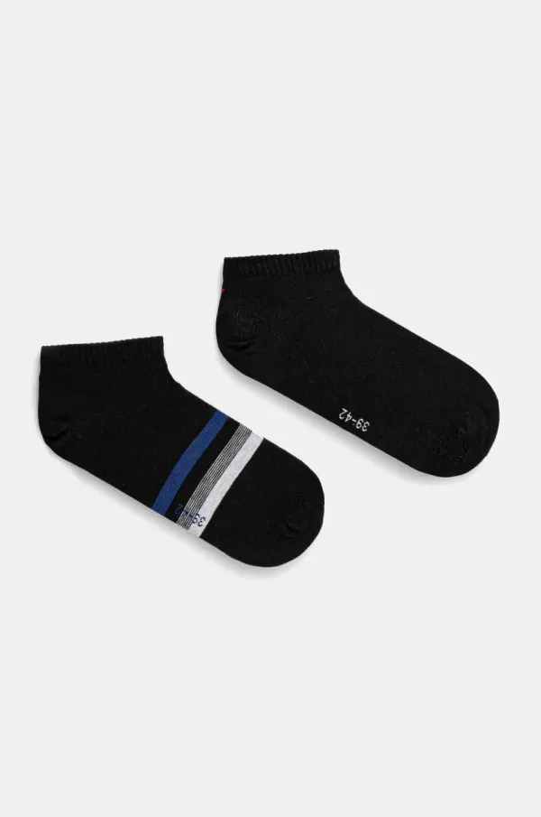Tommy Hilfiger Čarape Tommy Hilfiger 2-pack za muškarce, boja: crna, 701232467