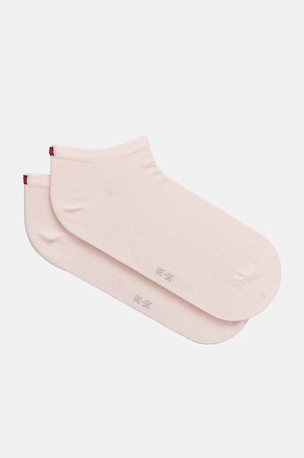 Tommy Hilfiger Čarape Tommy Hilfiger 2-pack za žene, boja: ružičasta, 343024001