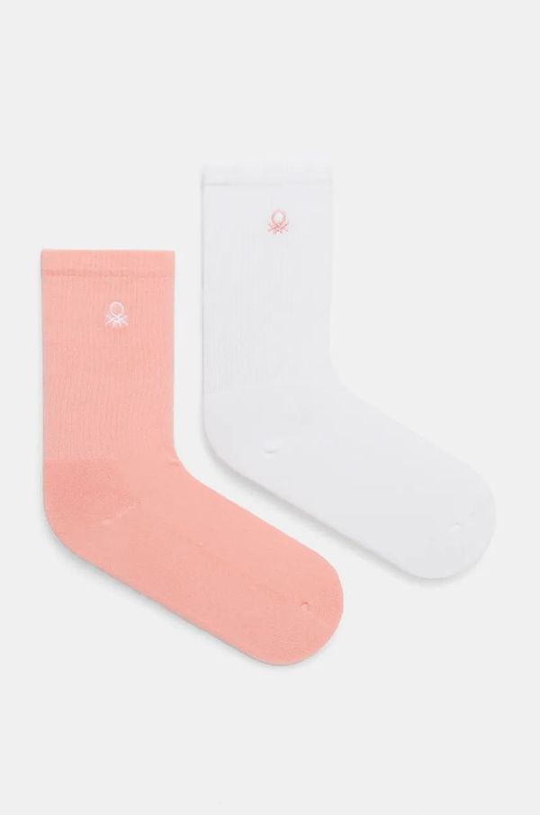 United Colors of Benetton Čarape United Colors of Benetton 2-pack boja: narančasta, 6AO30702A