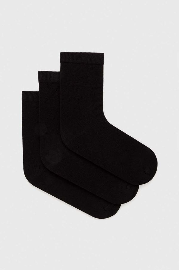 United Colors of Benetton Čarape United Colors of Benetton 3-pack boja: crna