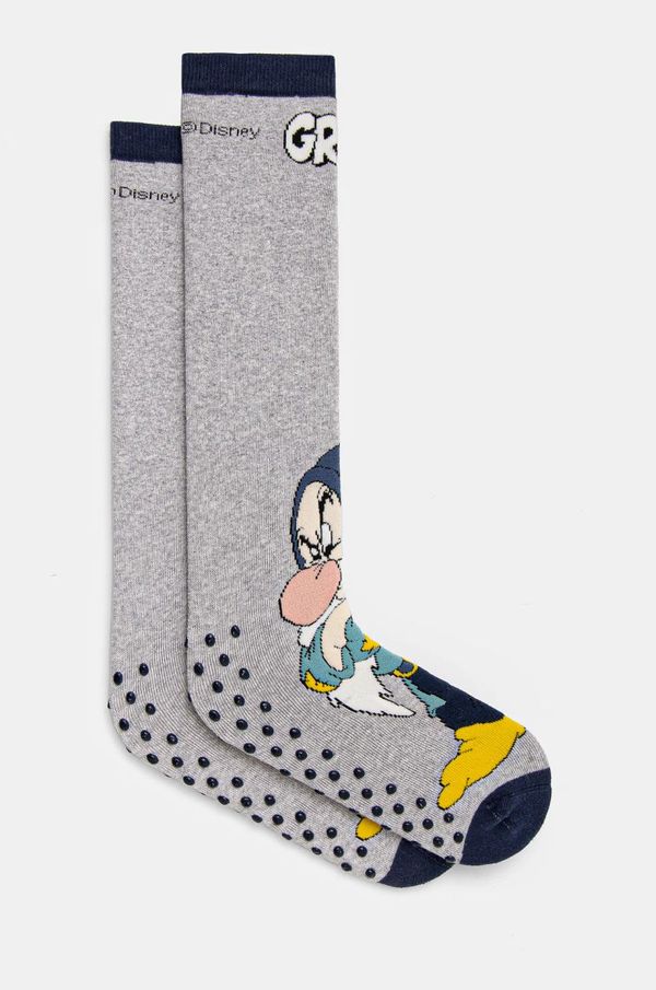 United Colors of Benetton Čarape United Colors of Benetton x DISNEY boja: siva, 6AO32702S