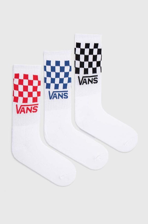 Vans Čarape Vans 3-pack boja: bijela, VN000F0WWHT1