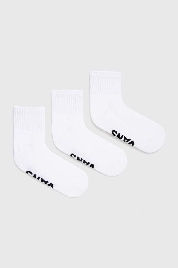 Vans Čarape Vans 3-pack boja: bijela, VN000FV7WHT1