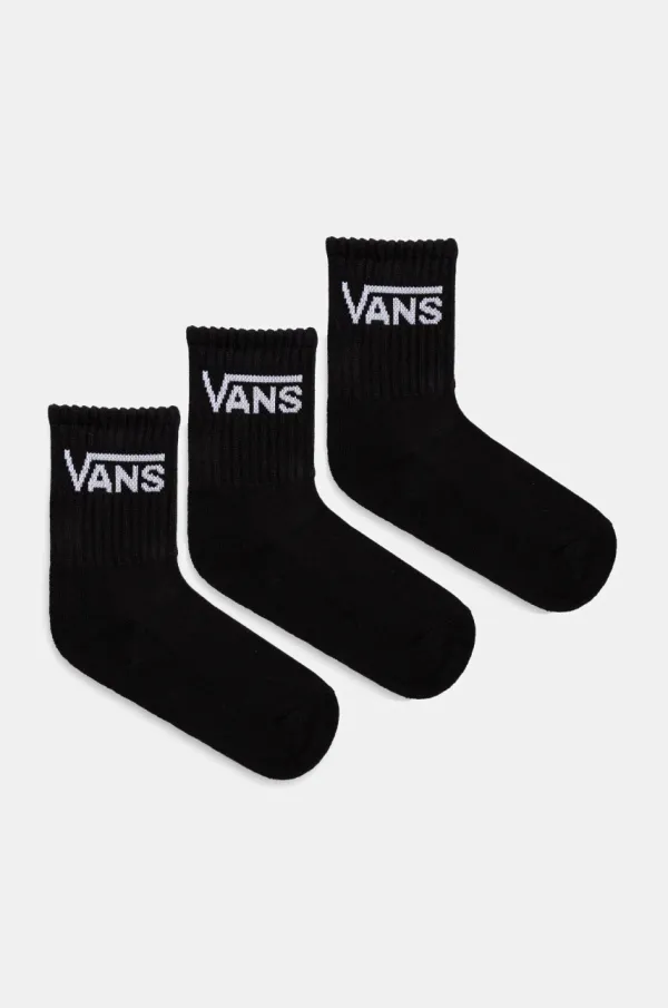 Vans Čarape Vans CLASSIC CREW 3-pack boja: crna, VN000GNKBLK1