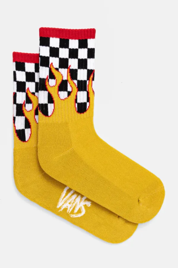 Vans Čarape Vans Road Stop Crew boja: žuta, VN000MNEZX71