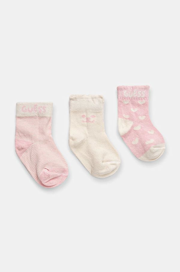 Guess Čarapice za bebe Guess boja: ružičasta, H5RZ04 Z3G10