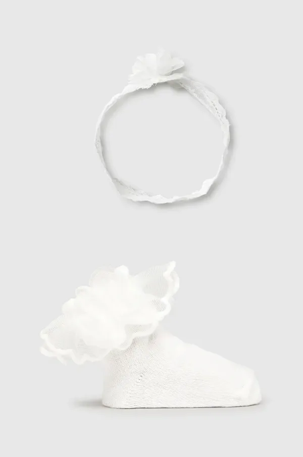 Mayoral Newborn Čarapice za bebe Mayoral Newborn boja: bijela, 9869