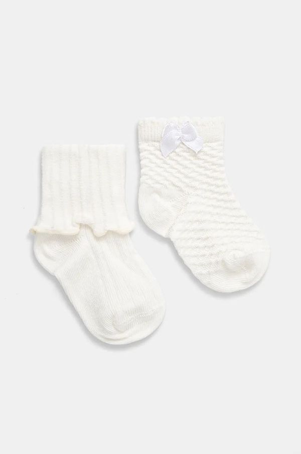 United Colors of Benetton Čarapice za bebe United Colors of Benetton 2-pack boja: bež, 6AO30702V