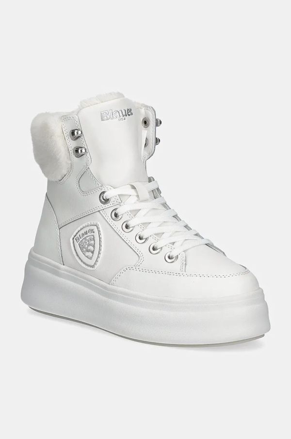 Blauer Cipele Blauer EMERY za žene, boja: bijela, s platformom, sa srednje toplom podstavom, F4EMERY01.LEA