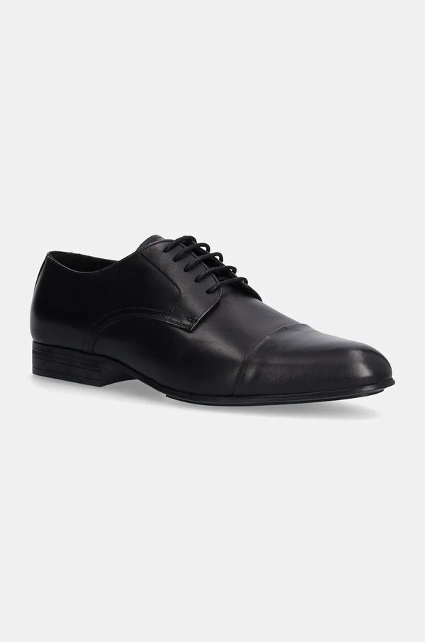 Calvin Klein Cipele Calvin Klein DERBY CAP TOE za muškarce, boja: crna, HM0HM01540