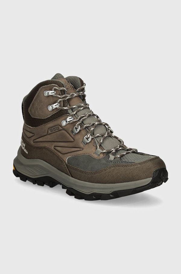 Jack Wolfskin Cipele Jack Wolfskin Cyrox Texapore Mid za muškarce, boja: zelena, 4064301