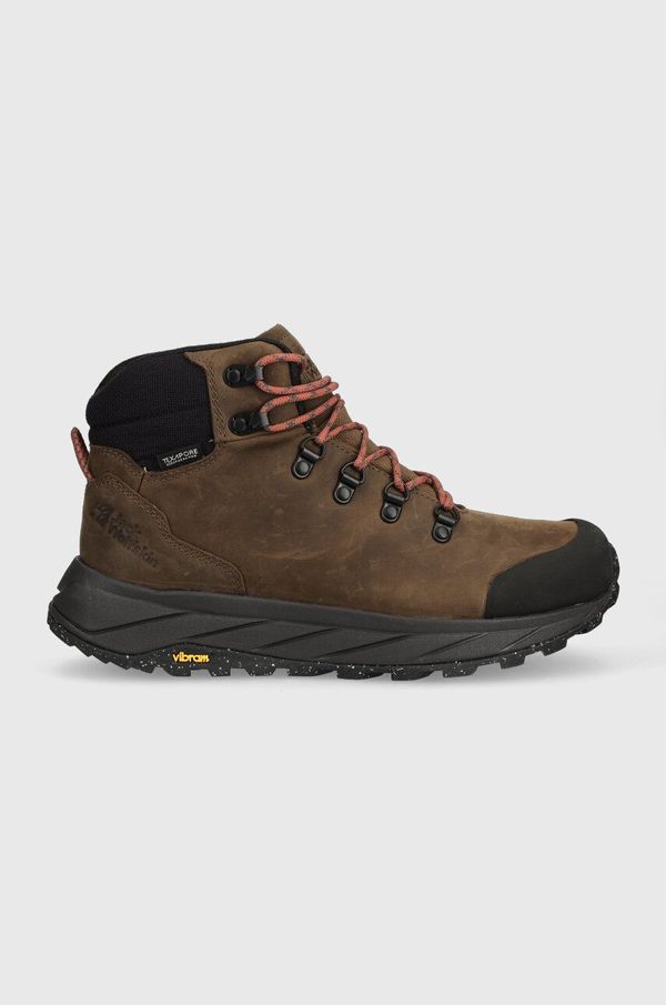 Jack Wolfskin Cipele Jack Wolfskin Terraquest X Texapore Mid za muškarce, boja: smeđa