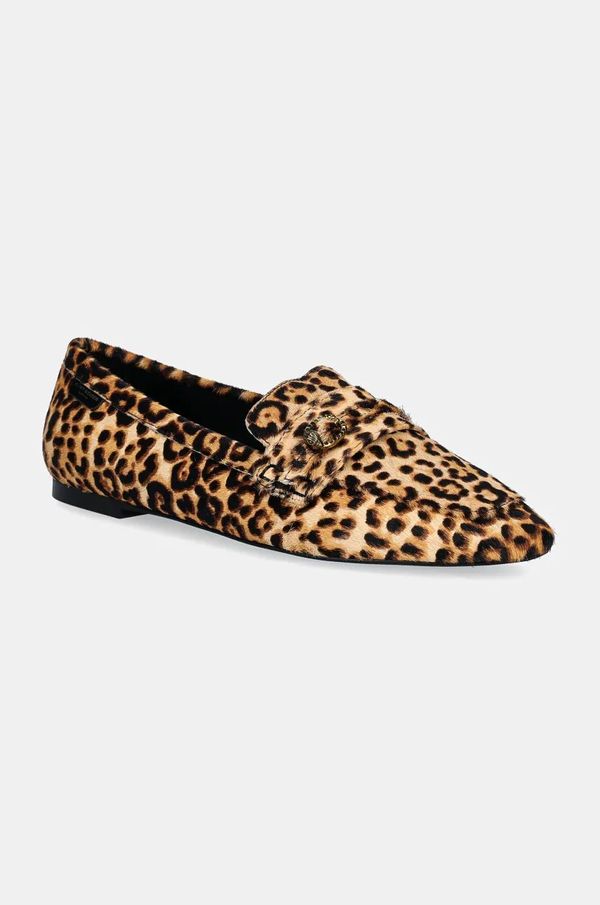 Kurt Geiger London Cipele Kurt Geiger London Mayfair Slim Sq Loafer za žene, boja: smeđa, ravni potplat, 3472239109
