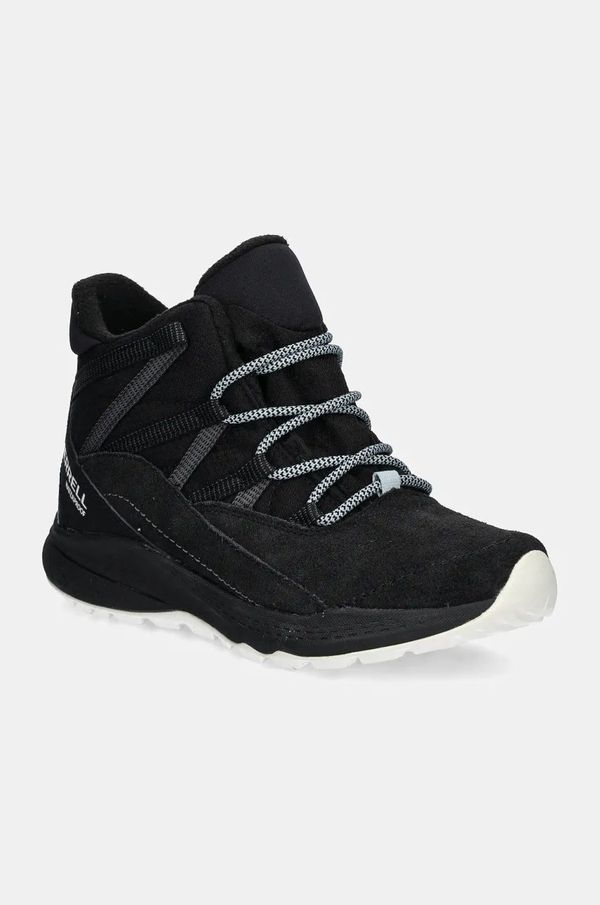 Merrell Cipele Merrell Bravada Edge 2 Thermo Demi Mid Waterproof za žene, boja: crna, s toplom podstavom, J036804