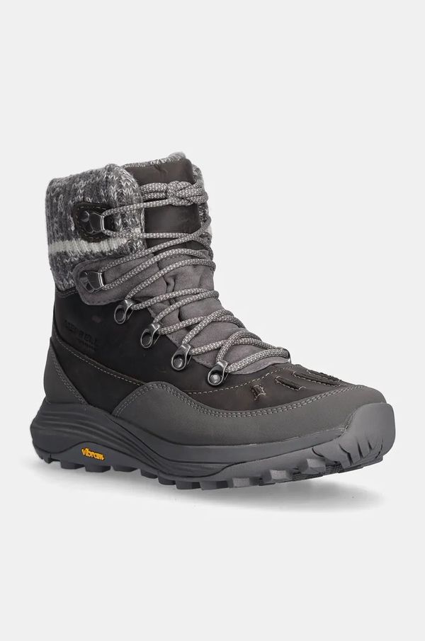 Merrell Cipele Merrell Siren 4 Thermo Mid Zip Waterproof za žene, boja: siva, s toplom podstavom, J038208