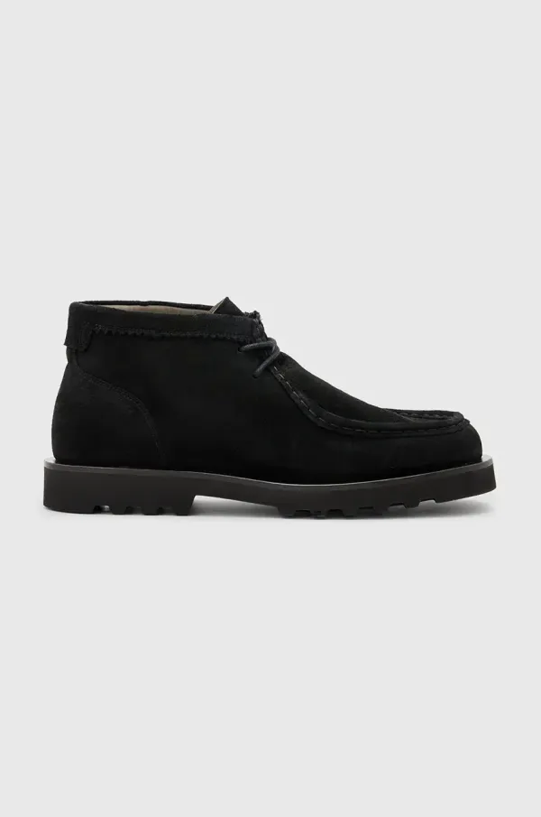 AllSaints Cipele od brušene kože AllSaints Skiff Suede Boot za muškarce, boja: crna, M015FC