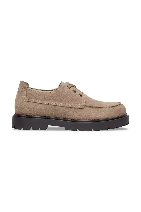 Birkenstock Cipele od brušene kože Birkenstock Highwood Moc Lace Low