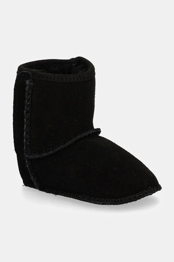 Ugg Cipele od brušene kože za bebe UGG I BABY CLASSIC boja: crna