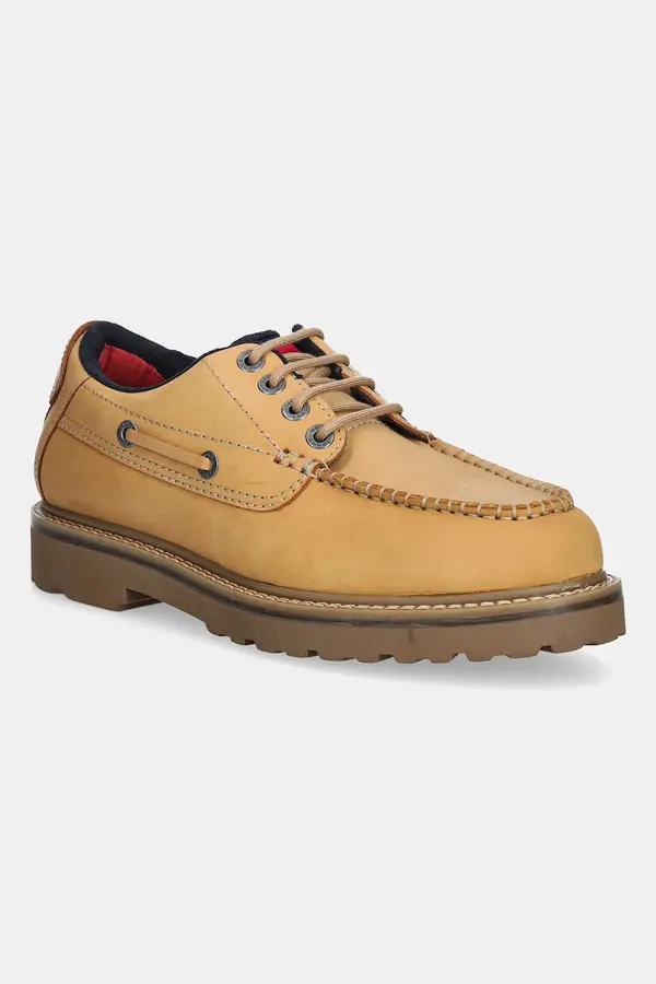 Tommy Jeans Cipele od nubuk kože Tommy Jeans ARCHIVE 01 BOAT SHOE