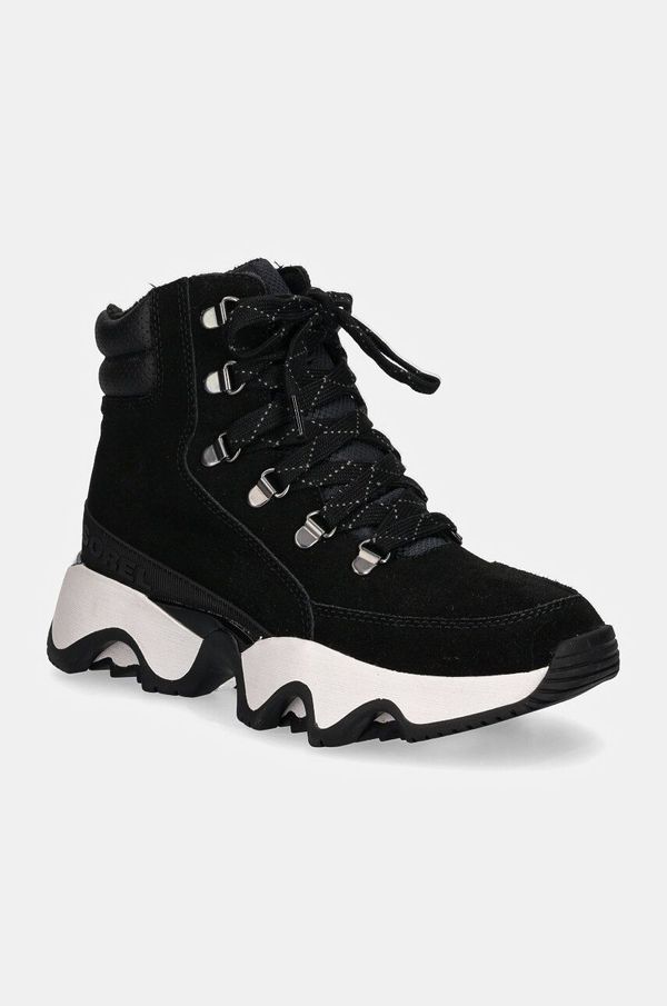 Sorel Cipele Sorel KINETIC IMPACT CONQUEST boja: crna, ravni potplat, sa srednje toplom podstavom, 2088281010