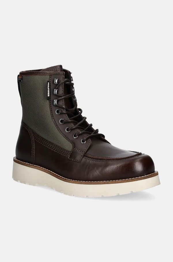 Tommy Hilfiger Cipele Tommy Hilfiger TH AMERICAN MIX CORDURA BOOT za muškarce, boja: smeđa, FM0FM05196