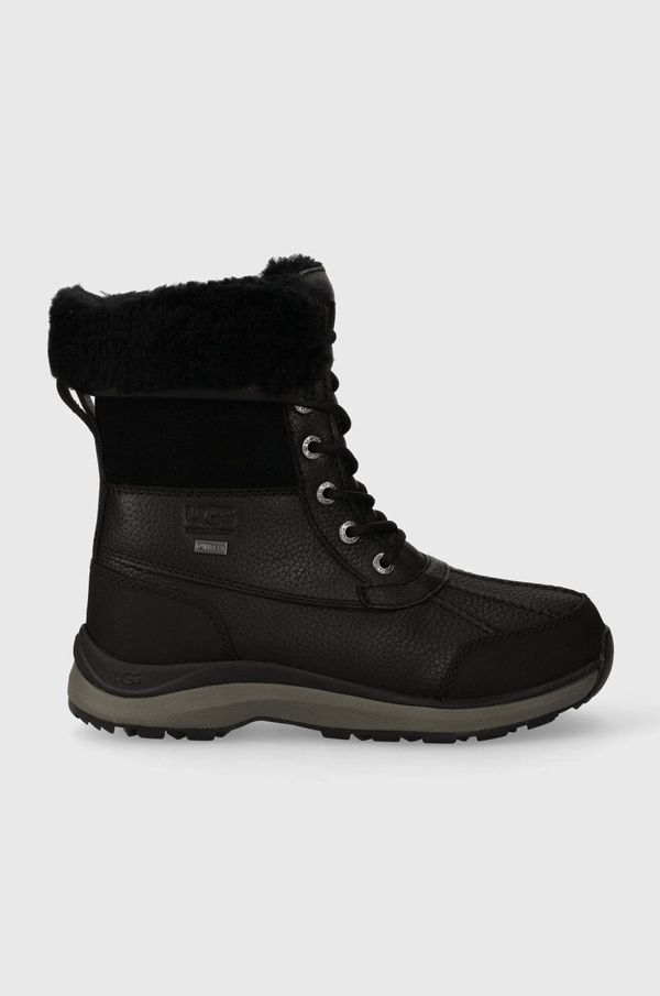 Ugg Cipele UGG Adirondack Boot III za žene, boja: crna, ravni potplat, s toplom podstavom, 1095141