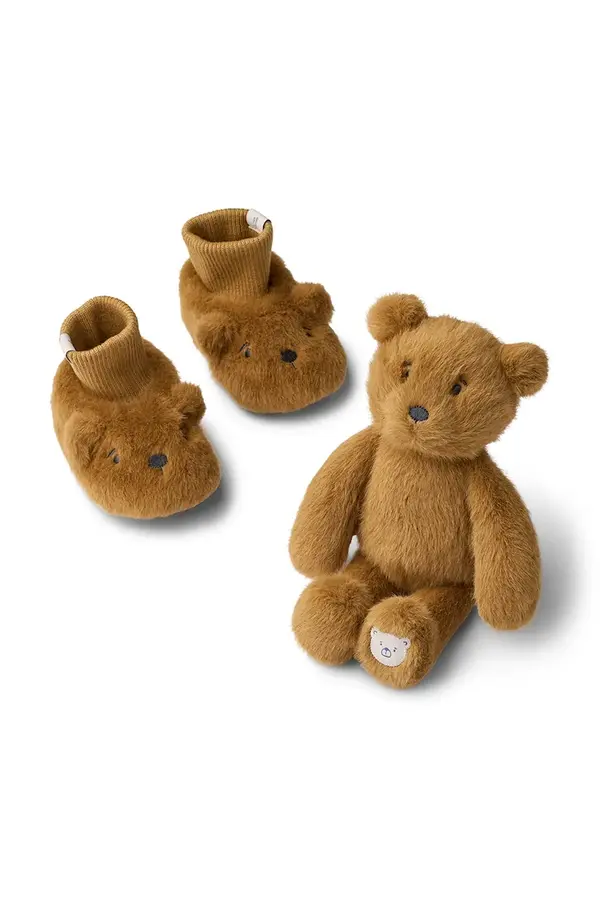 Liewood Cipele za bebe Liewood Basim Bear Baby Plush Gift Set