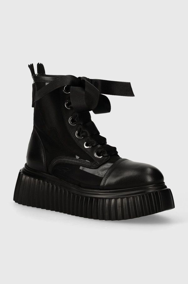 AGL Čizme AGL IGGY za žene, boja: crna, s platformom, D751563PGK62481013