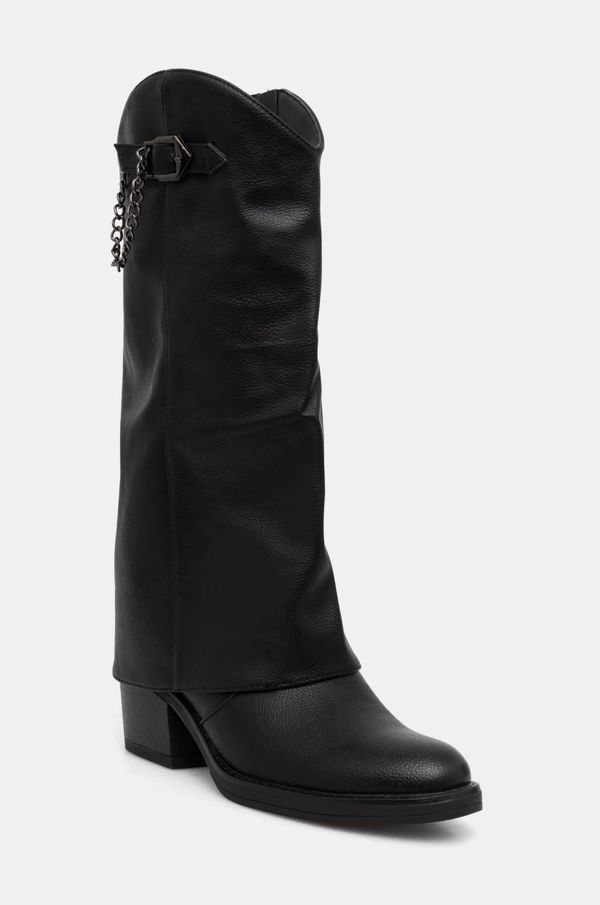 Answear Lab Čizme Answear Lab za žene, boja: crna, s debelom potpeticom