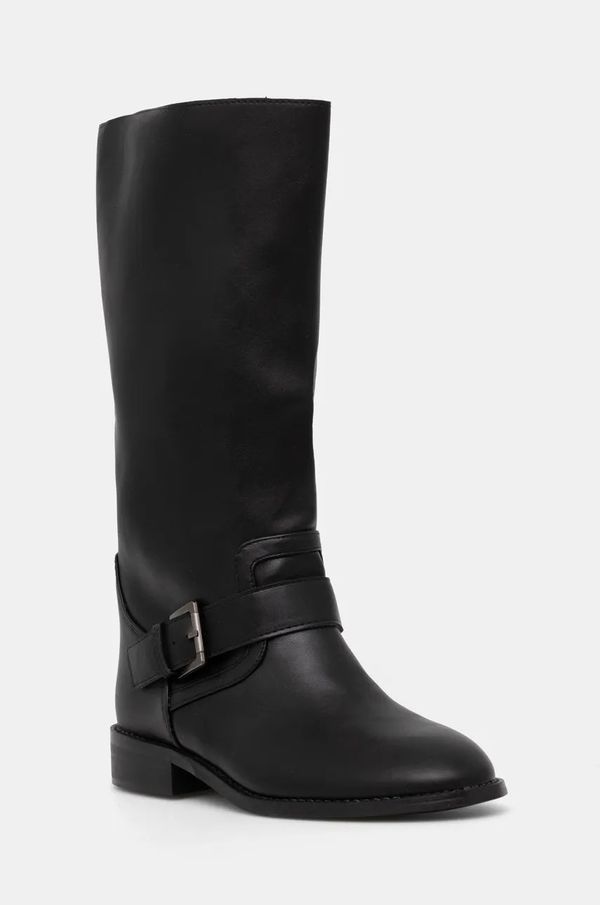 Answear Lab Čizme Answear Lab za žene, boja: crna, s debelom potpeticom