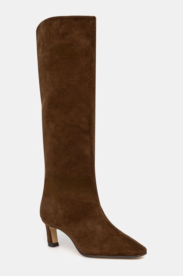Answear Lab Čizme Answear Lab za žene, boja: smeđa, s tankom potpeticom