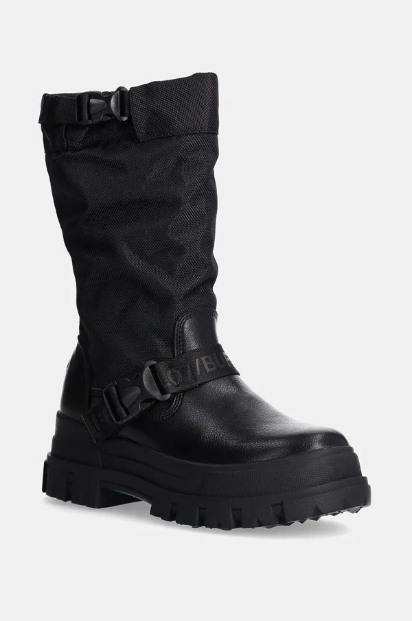 Buffalo Čizme Buffalo Aspha Com On za žene, boja: crna, ravni potplat, 1220047-BLK