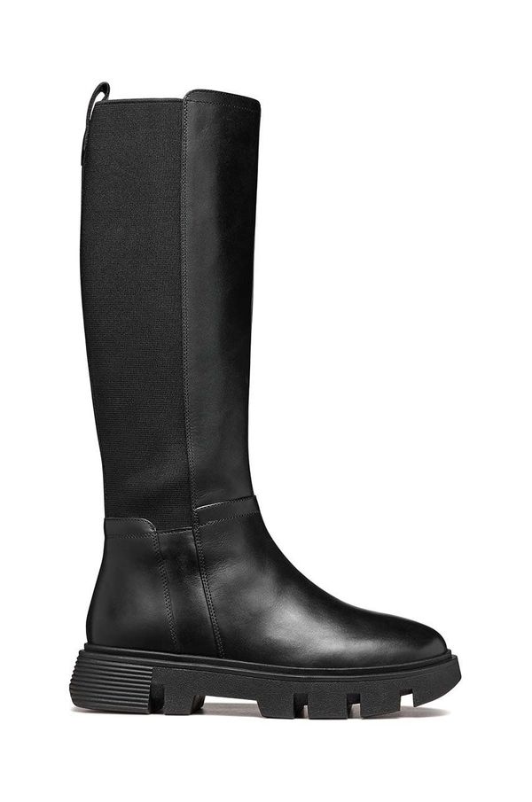 Geox Čizme Geox D VILDE za žene, boja: crna, ravni potplat, D46UAD 043NH C9999