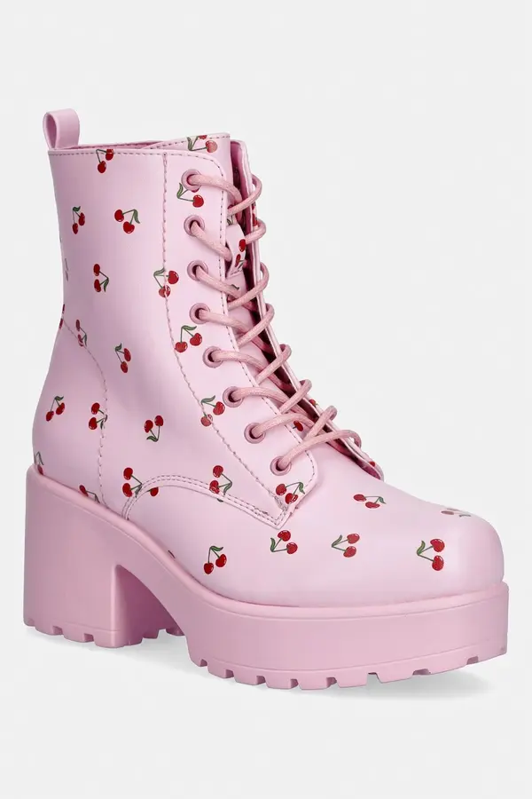 Koi Footwear Čizme Koi Footwear Cherry Passion Platform Boots