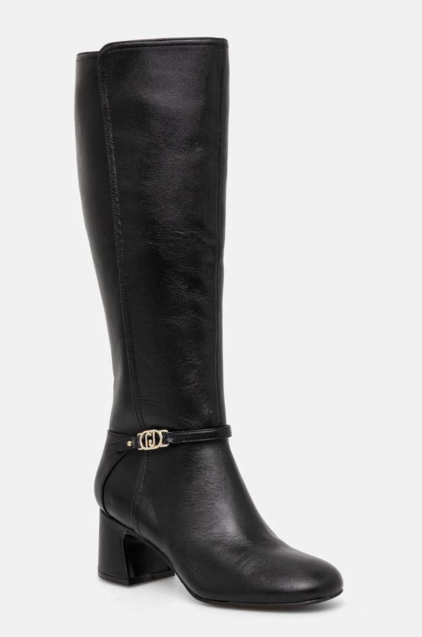 Liu Jo Čizme Liu Jo BABI 04 za žene, boja: crna, s debelom potpeticom, SF4083PX46022222