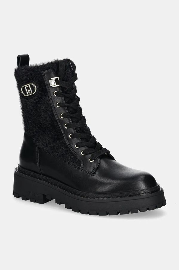 Liu Jo Čizme Liu Jo RUMI 32 za žene, boja: crna, s platformom, SF4255PX43222222