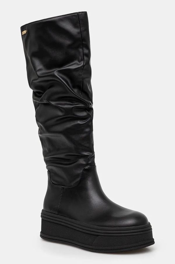 Liu Jo Čizme Liu Jo SELMA 12 za žene, boja: crna, s platformom, BF4103EX01422222