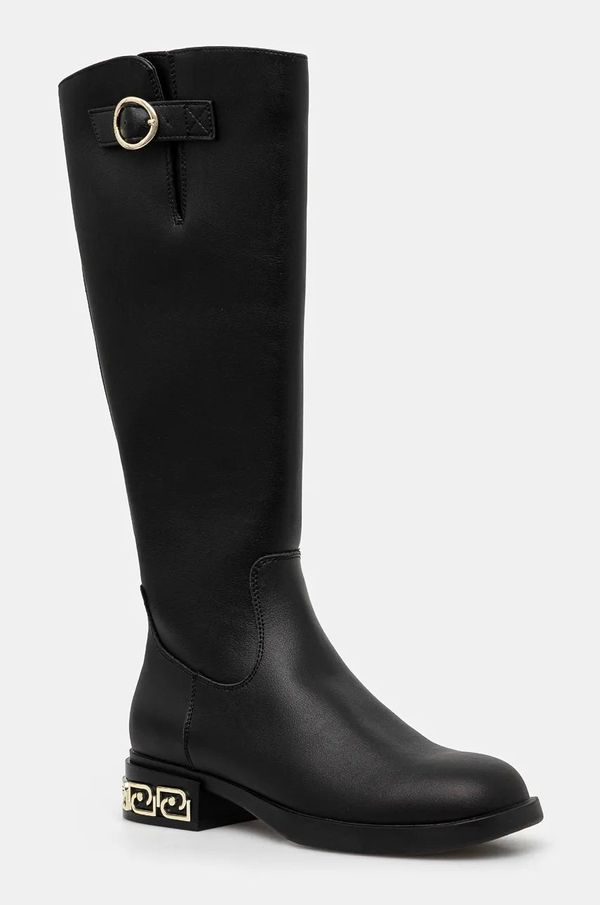 Liu Jo Čizme Liu Jo YOGI 03 za žene, boja: crna, ravni potplat, SF4019EX17422222