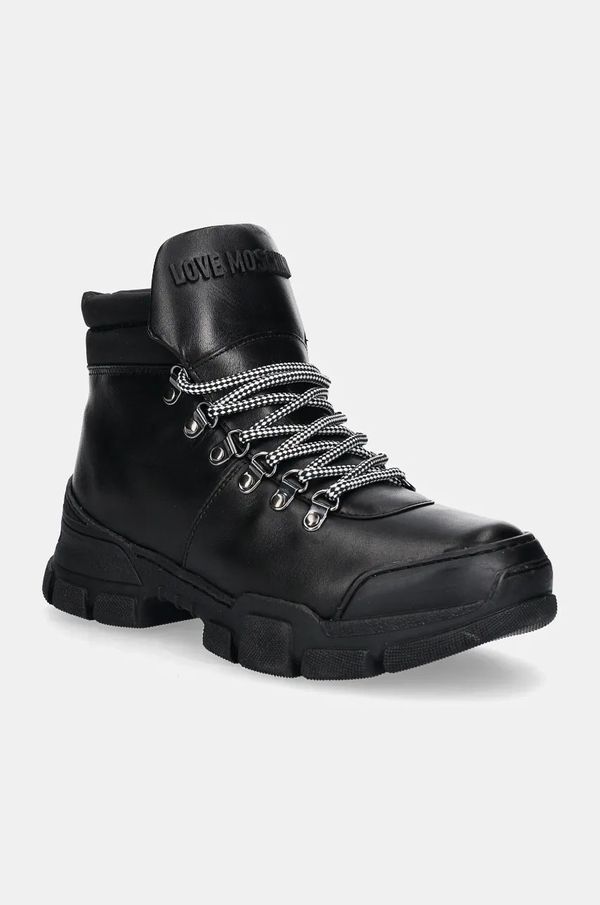 Love Moschino Čizme Love Moschino za žene, boja: crna, s platformom, JA15494G0LIA0000