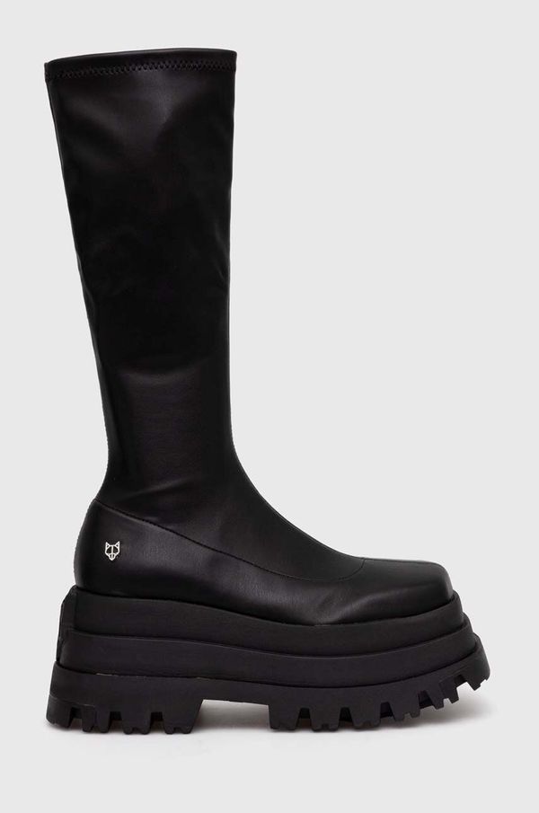 Naked Wolfe Čizme Naked Wolfe Sin za žene, boja: crna, s platformom
