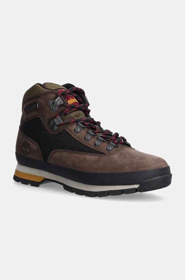 Timberland Čizme od nubuka Timberland Euro Hiker boja: smeđa, TB0A6DYHW071