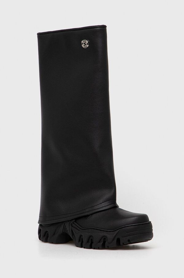 Rombaut Čizme Rombaut BOCCACCIO II RAIN za žene, boja: crna, ravni potplat, CO-B-009